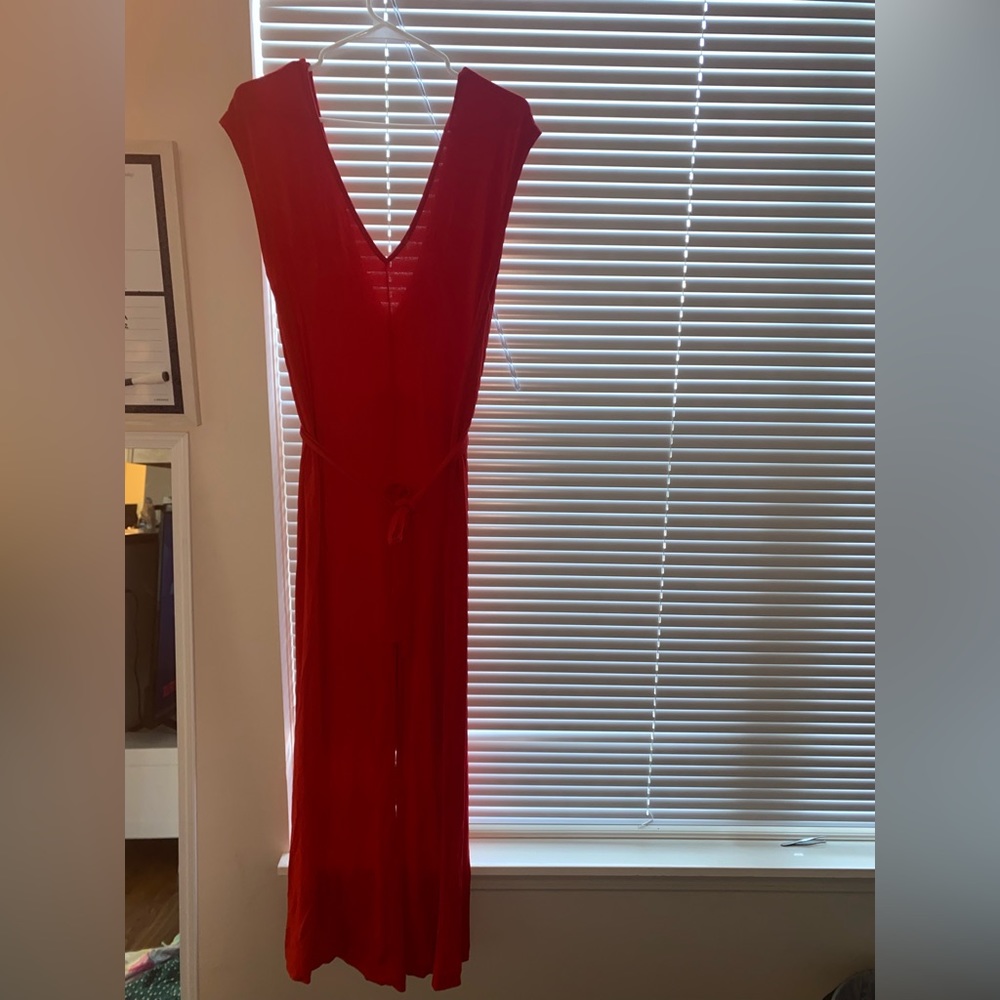 Red jumpsuit